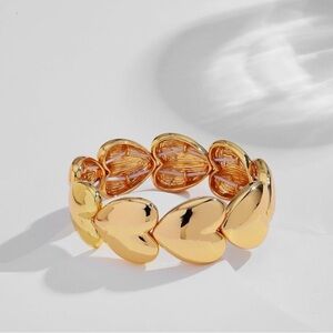 GLORIG Bracelet for Women Heart Bracelet Puffy Heart bracelet